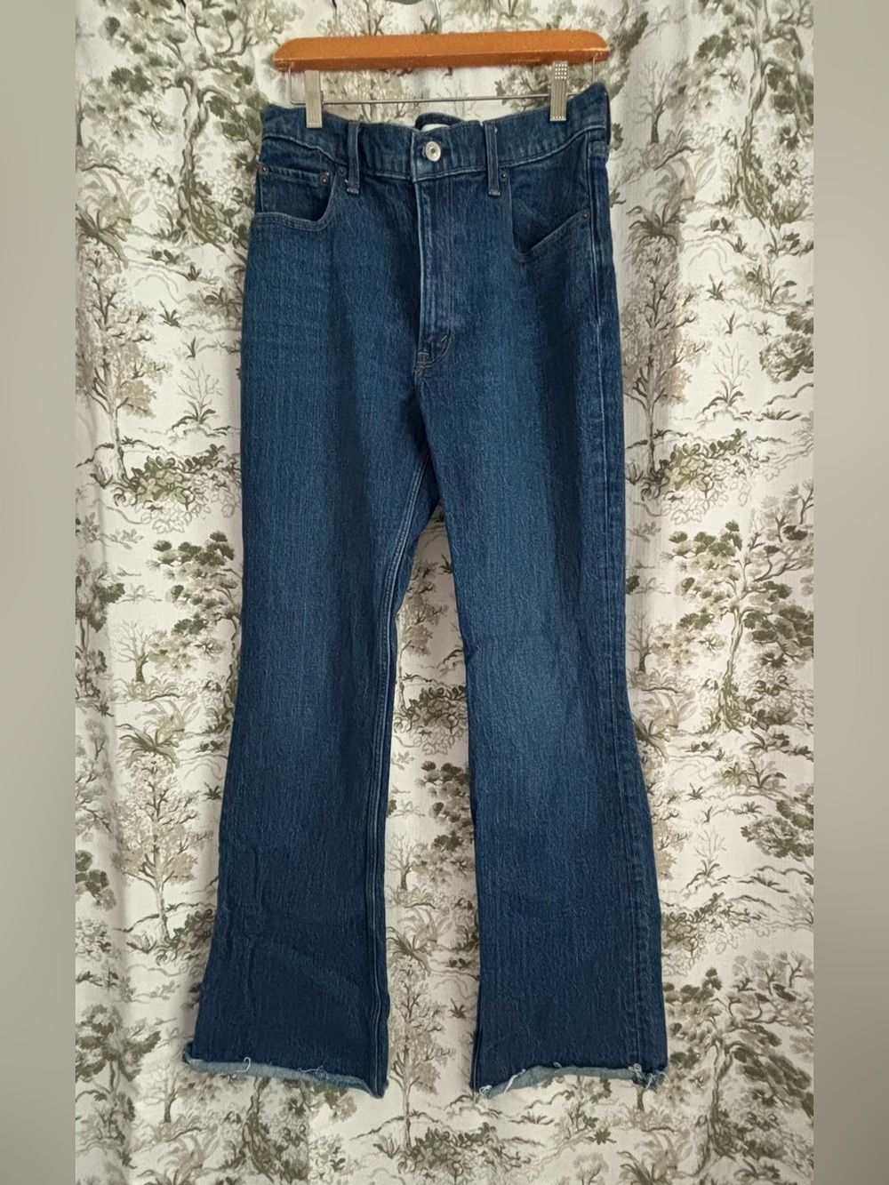 Abercrombie & Fitch Dark Blue Flare Jeans